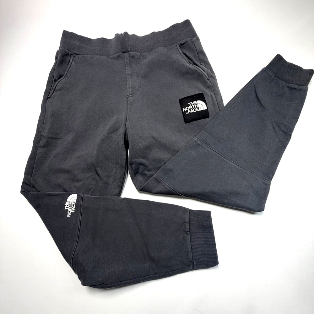 The North Face Joggers Mens Medium Gray Sweatpants Logo Athletic